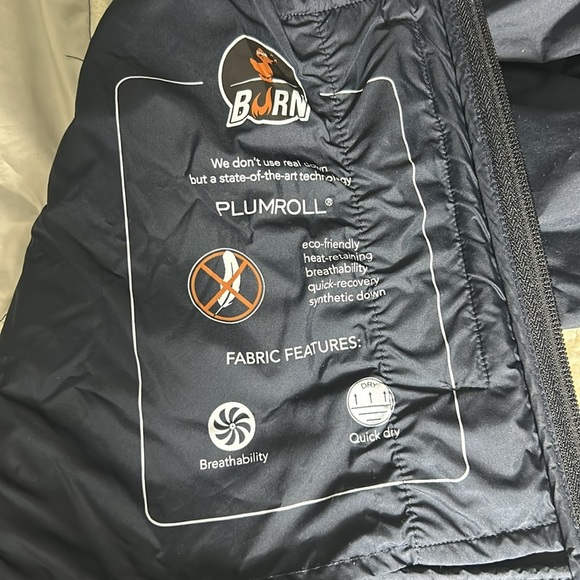 Save The Duck Plumroll Blue Water Resistant Hoodie Size L - Picture 7 of 15